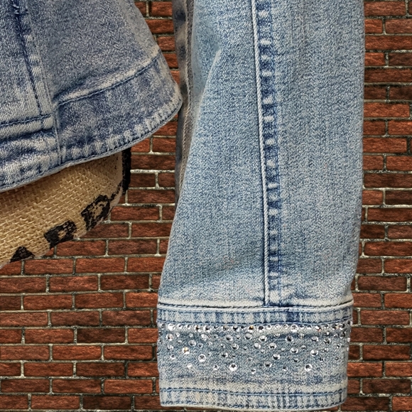 Christine Alexander Jean Jacket with Swarovski Crystal - Picture 4 of 10